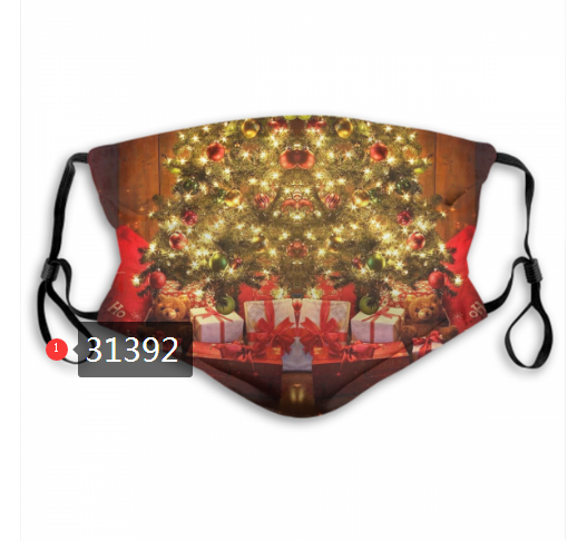 2020 Merry Christmas Dust mask with filter 31